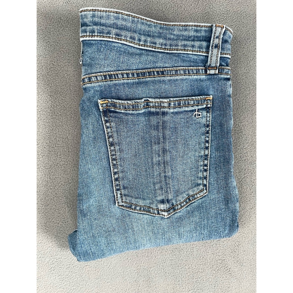 Rag & Bone New York‎ Ankle Skinny Jeans Womens 27 Blue Denim Cotton Mid Rise